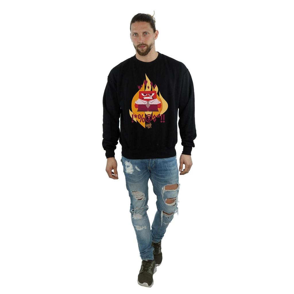 Disney Mens Inside Out Fired Up Sweatshirt