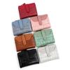 Minimalist Ladies Wallet Pu Leather Small Card Holder With Coin Pocket For Daily Use