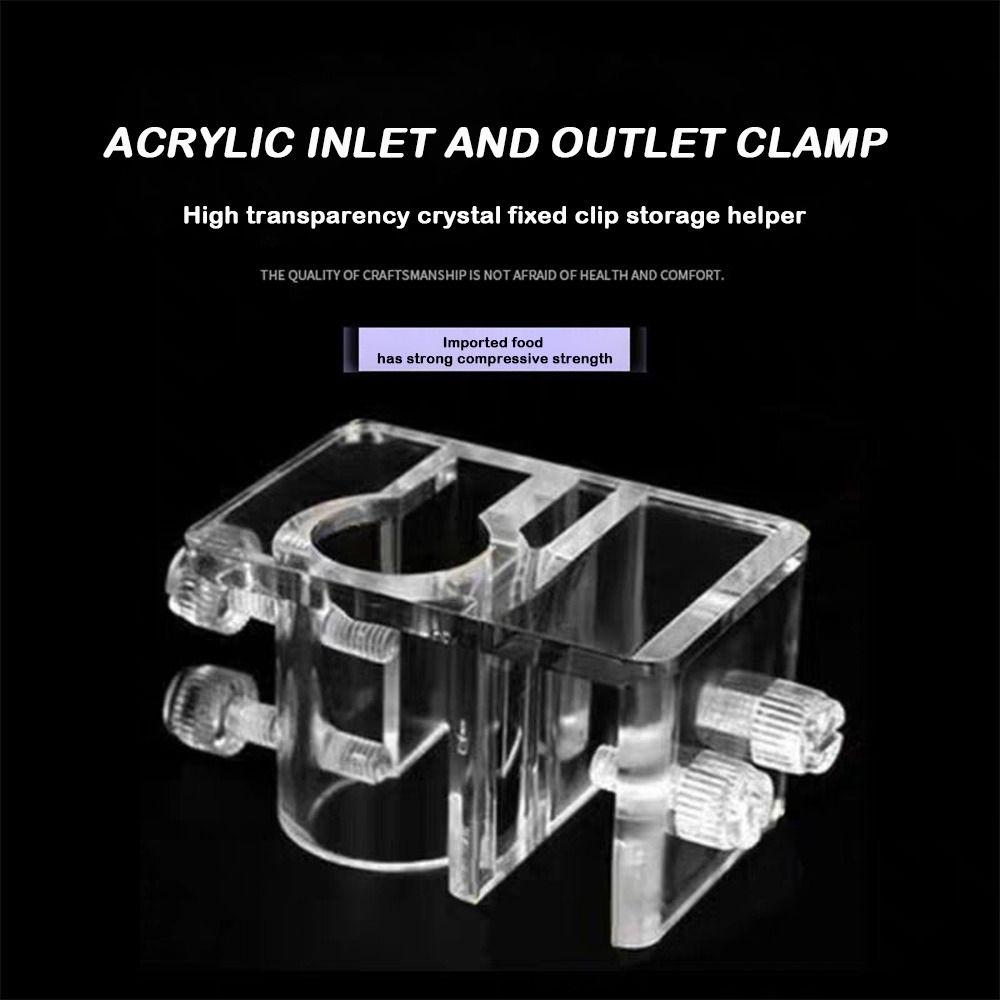 Easy To Install Hose Bracket Acrylic Material Aquarium Clip Holder  Fish Tank Accessories
