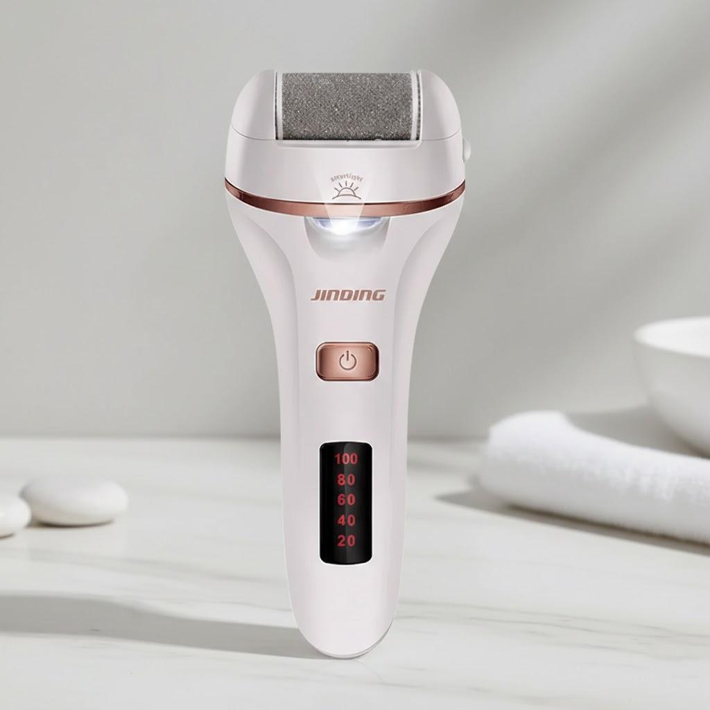 

Electric Foot File Callus Remover Shaver Foot Care Tool for Dry Hard Cracked Skin Removal Safe Painless белый