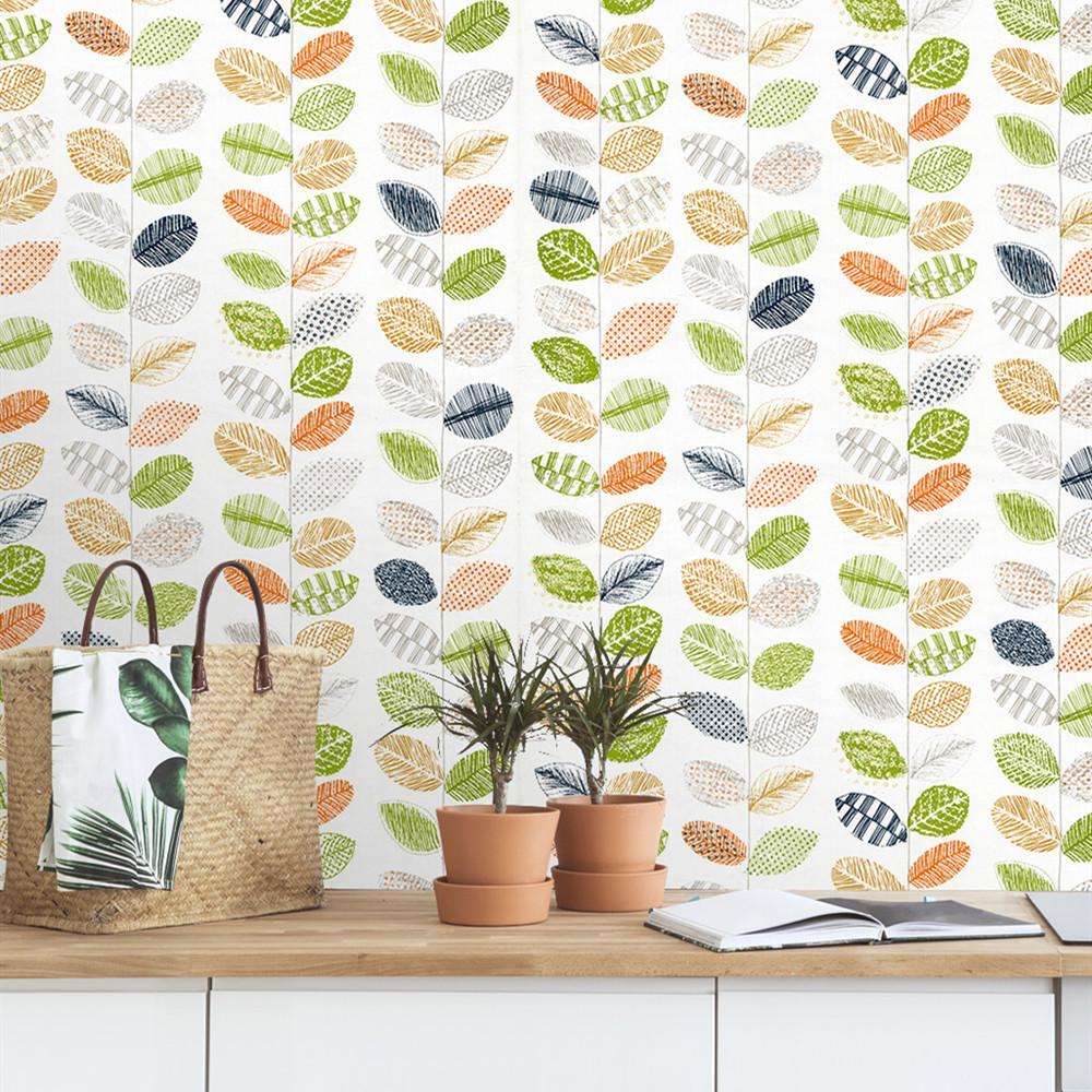 Retro Modrá Květinová Tapeta - Samolepicí Kontaktní Papír Odnímatelná Vodotěsná Tapeta DIY Vhodná pro Dekoraci Nábytku