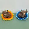 Trendy Resin Yak Figurines Cute Creative Yak Doll Handicrafts Garden Courtyard Decor Gift
