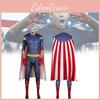Costume de Cosplay Homelander Bleu Pour The Boys Avec un Design en Tissu Confortable