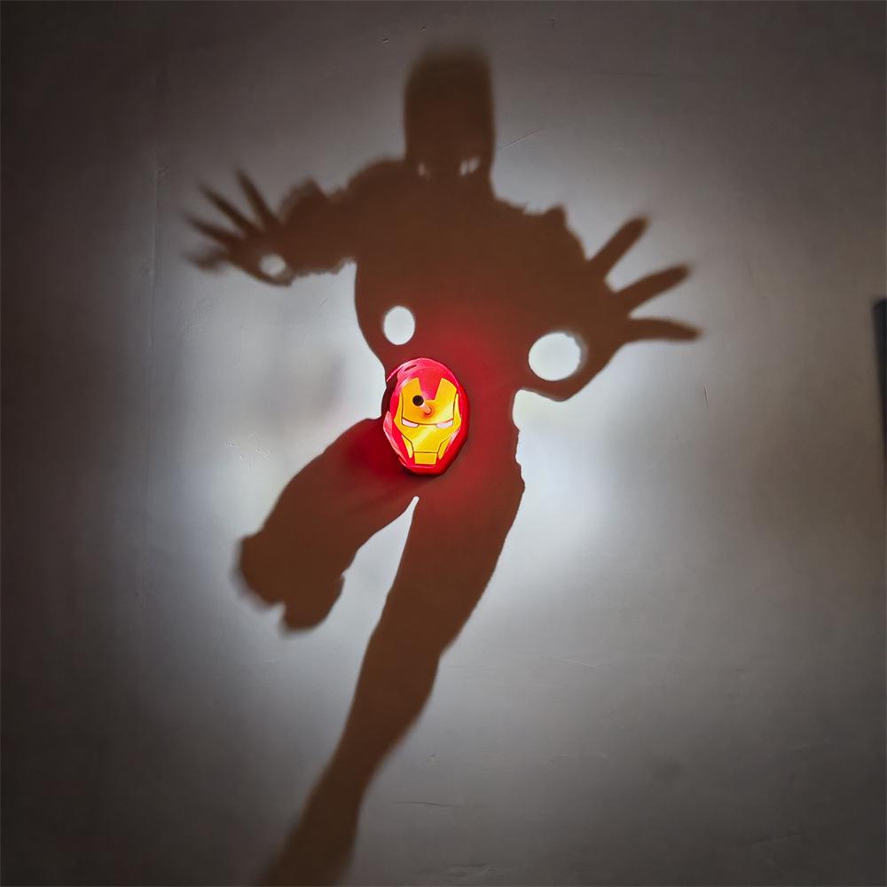 Kreative Anime Projektionslampe - Naruto, One Piece, Spider-Man, Zoro - Dimmbares Atmosphärenlicht mit Schatteneffekten