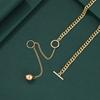 Chain Geometric Statement Necklace For Women In Trendy Gold And Finishes Silver