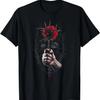 Bloody Rose Hand Holding Rose with Thorns and Blood T-Shirt