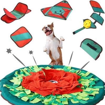 Snippy's Spring Forest Nose Arbeitsmatte für Hunde + Snack-Puzzle 5-teiliges Set, gemischte Farben, 1 Set