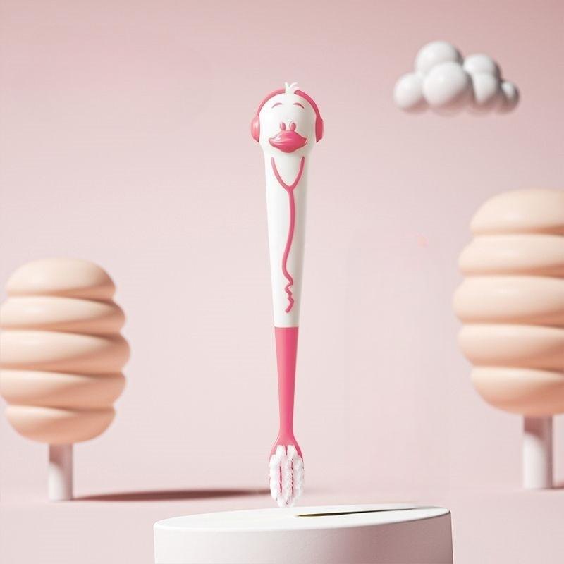 Children Cartoon Ultra Soft Toothbrush Kids Training Toothbrush Tooth Cleaning Dental Care Toothbrush Floss 3-12years Old