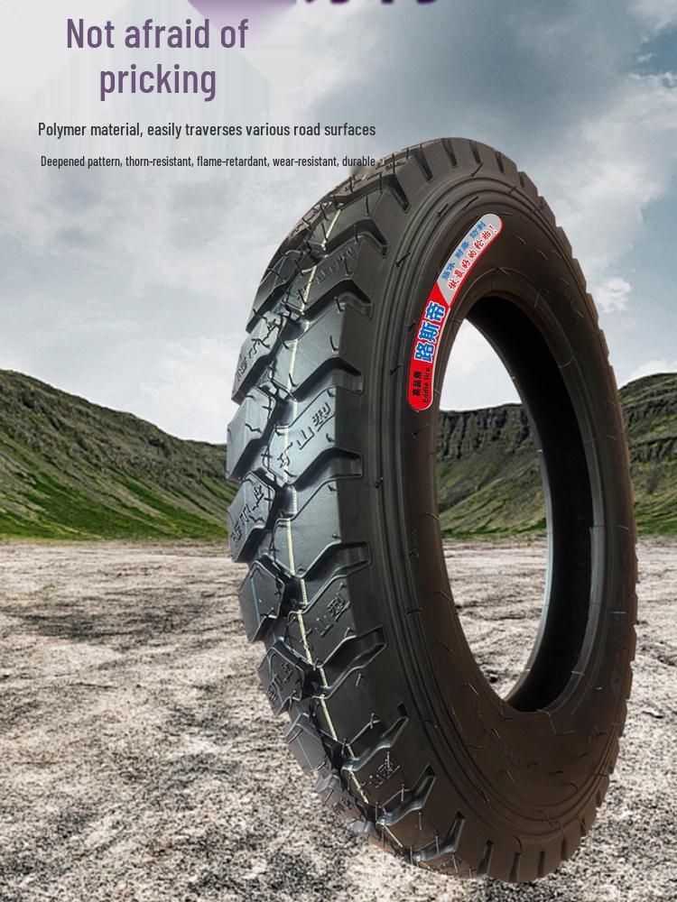 Steel Wire 8-Ply Electric Tricycle Tire 16x4.0/400-12/3.75/3.00-12