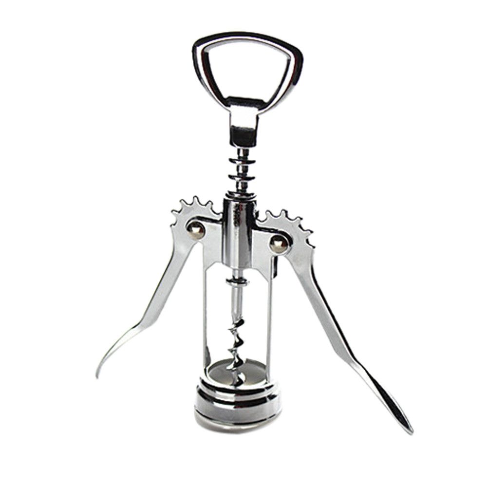 Steel Beer Sommeliers Wing Type Wine Cork Remover Kitchen Dining Bar Tool Bottle Openers Corkscrews
