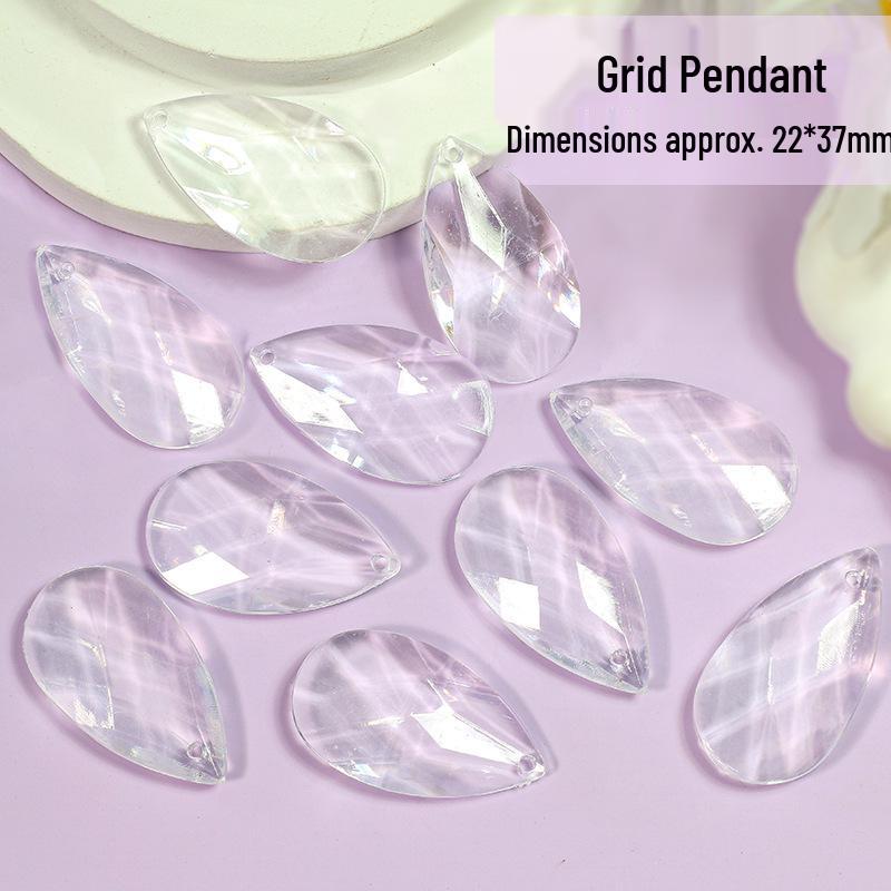 Acrylic Water Drop Crystal Chandelier Pendant Ornament for Wedding Pavilion or Christmas Decoration