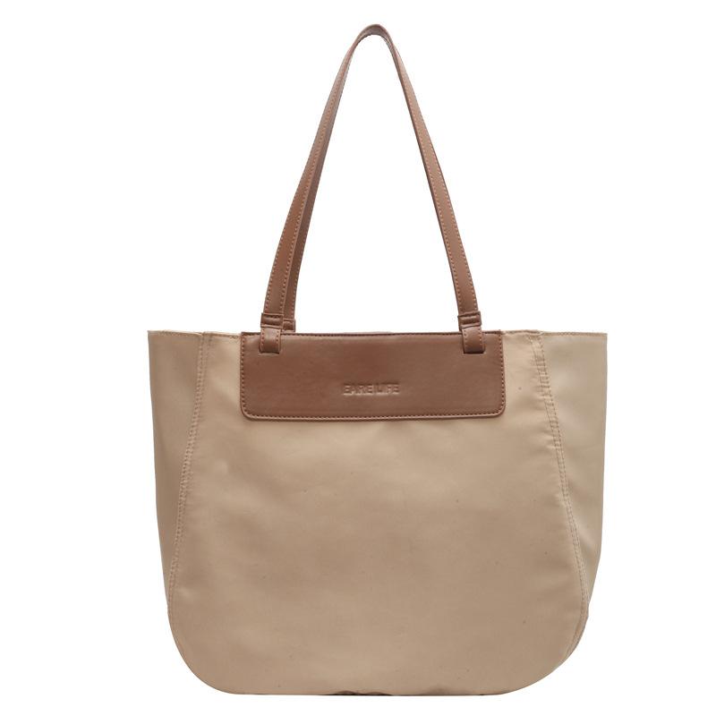 

Холщовая сумка-тоут женская большой вместимости рабочая сумка 2025 новая модная студенческая сумка через плечо для занятий хаки