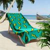 Yellow Lightning Bolt Pattern Beach Towel Quick-drying for Travel Outdoor Sports Jogging Beach and Swimming