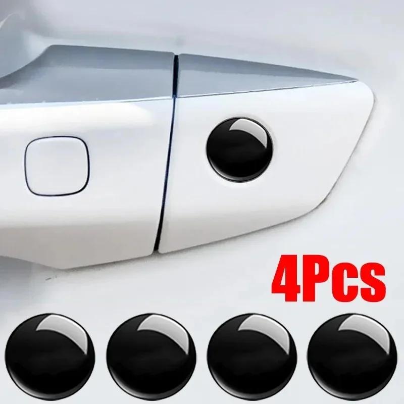4Pcs Car Modified Keyhole Stickers, Car Exterior Decorative Stickers, Car Lock Eye Stickers, Lock Hole Decoration