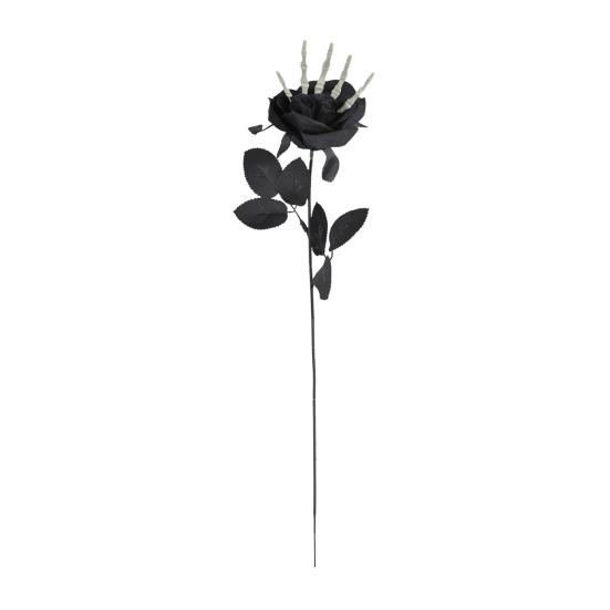 Halloween Flowers with Eyeball, Fake Bouquet Roses, Artificial Flowers with Stems for Halloween Vase Arrangements, Table Decorations