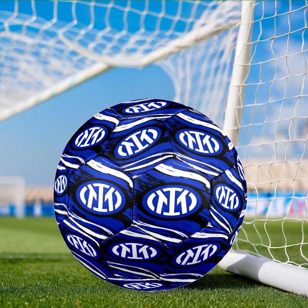 Football Team Crest Printed Size 5 Soccer Balls, Anti-Slip, Protective Football, Outdoor Sport, a Unique Gift Suitable for him/her, Birthday