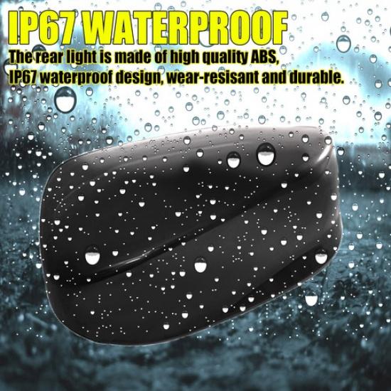 Left Driver Side Gloss Black Rearview Mirror Cover Caps For Honda Accord 2008-13