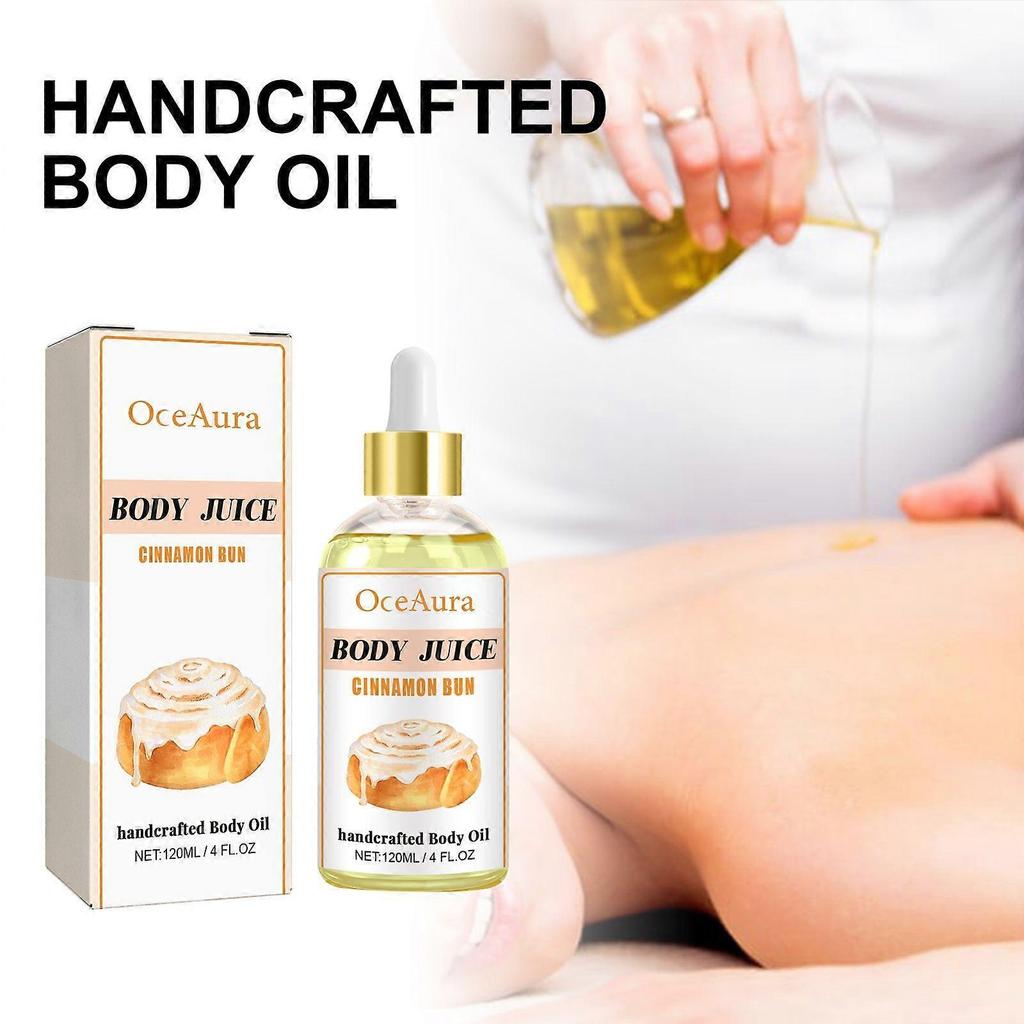Limited time!!Oceaura Cinnamon Bread Body Care Oil Firming And Moisturizing Skin Body Massage Care Moisturizing Essential Oil