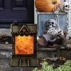 Halloween Lantern Light House Shape Lighting for Porch Holiday Costume Party