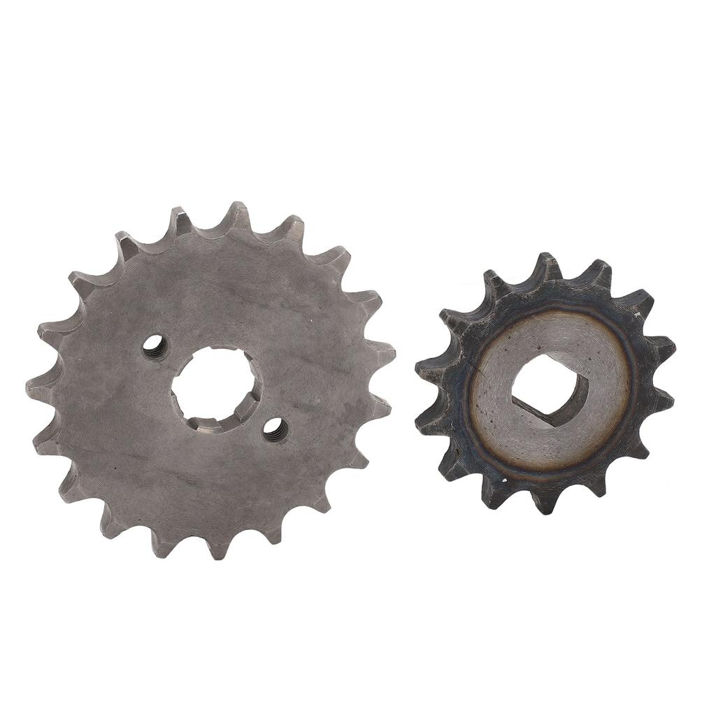 428 Motor Sprocket Set Steel 19T Front Engine Sprocket 14T H Hole Rear Chain Sprocket for 125cc 15cc 200cc 250cc Dirt
