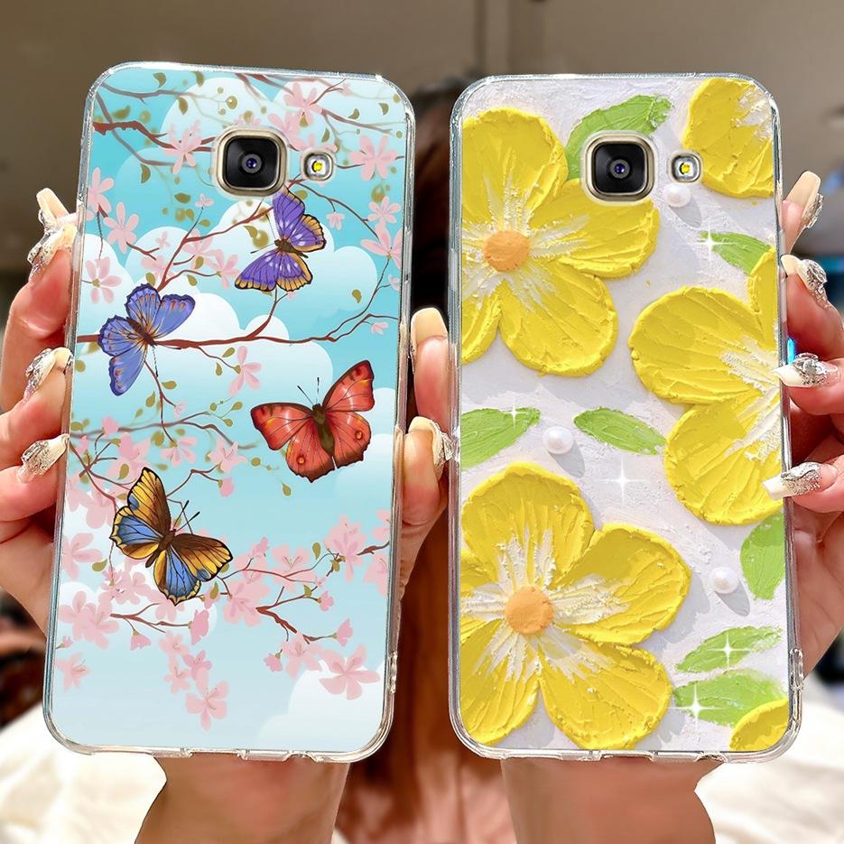 For Samsung Galaxy A5 2016 2017 Case New Luxury Painted Cover Soft Silicone Phone Case For Samsung A5 2017 2016 A510F A520F Bags