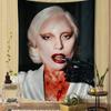 Lady Gaga Sängerin Hängendes Böhmisches Wandteppich Günstig Hippie Wandbehang Böhmische Wandteppiche Mandala Wandbehang Heimdekoration