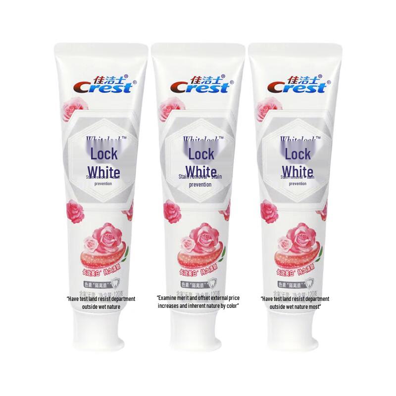

Crest Two-Tone Whitening & Gum Care Toothpaste, Rose Scent