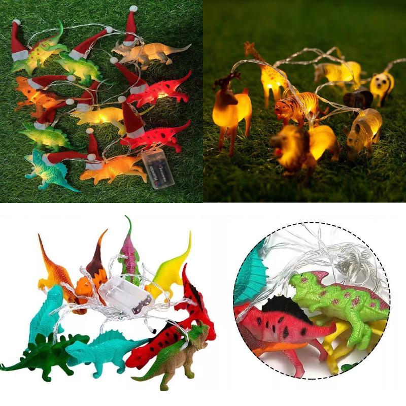 Dinosaur Christmas Led String Lights Night Light Children Bedroom Party Decor