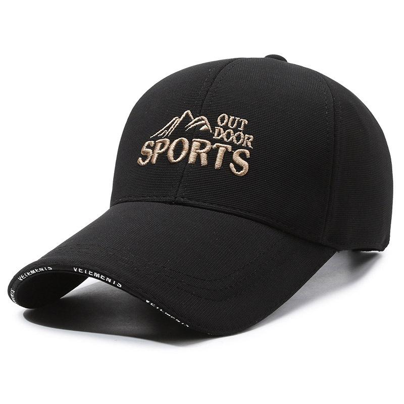 Männer Lange Krempe Kappe Stickerei Frauen Frühling Herbst Sonnenschirm Baseball Kappe Angeln Sonne Kappe Sonnenblende Hüte Spitzen Kappe