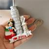 Italy Milan Fridge Magnets Madrid Florence Toscana Sirmione Lecce Venezia Tourist Souvenirs Magnetic Refrigerator Stickers Gift