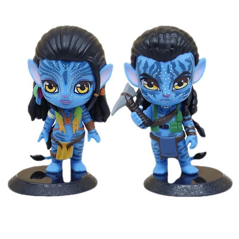 Spot Avatar 2 Neytiri and Jake Sully PVC Figure Model Tiny Statues Collectibles Desktop Decorations Doll Models Decorations