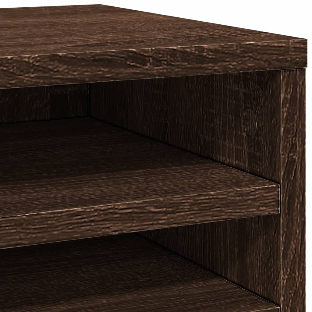 Vidaxl Organizer Na Biurko, Brązowy Dąb, 36X26X29,5 Cm