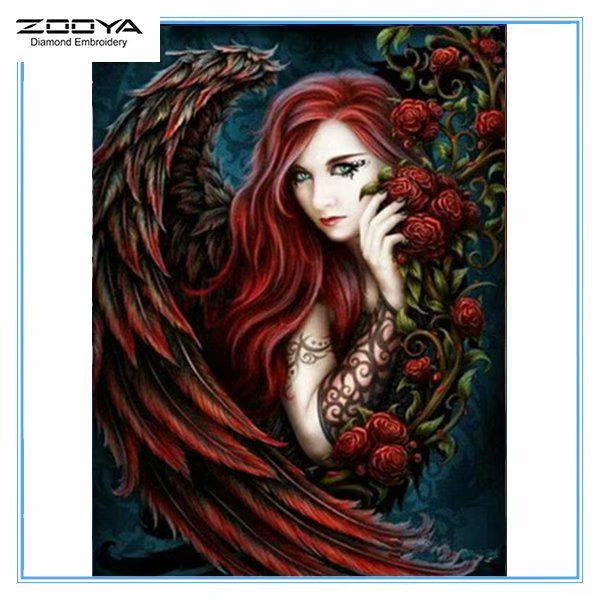 

ZOOYA DIY 3D Алмазная вышивка Крестиком Главная Декор Ангел