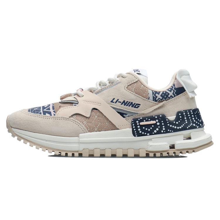 

New LiNing 001 Slip Resistant, Abrasion Resistant, Lightweight Low top Running Shoes Women s Light Taupe AGCR122-8 35.5
