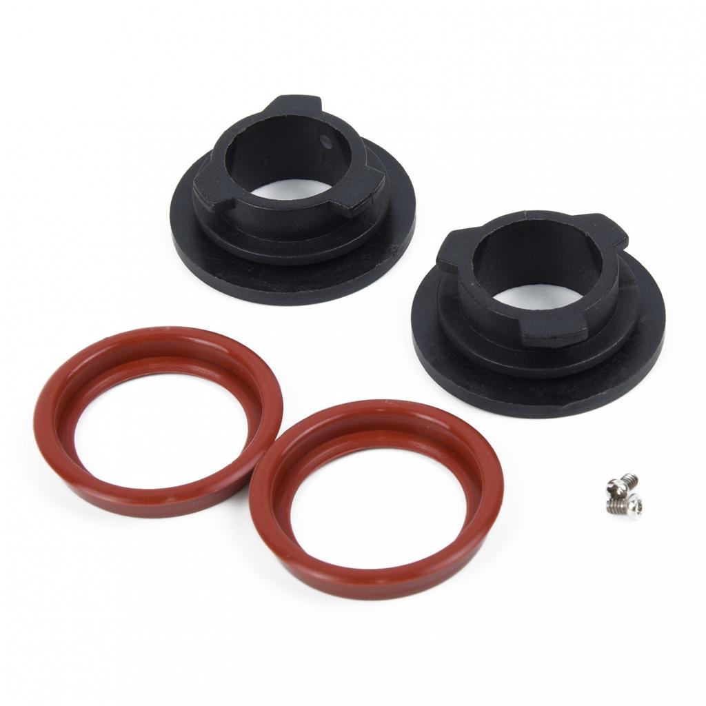 2pcs H11 ABS LED Headlight Bulb Base Adapter Socket Retainer Holder Black New