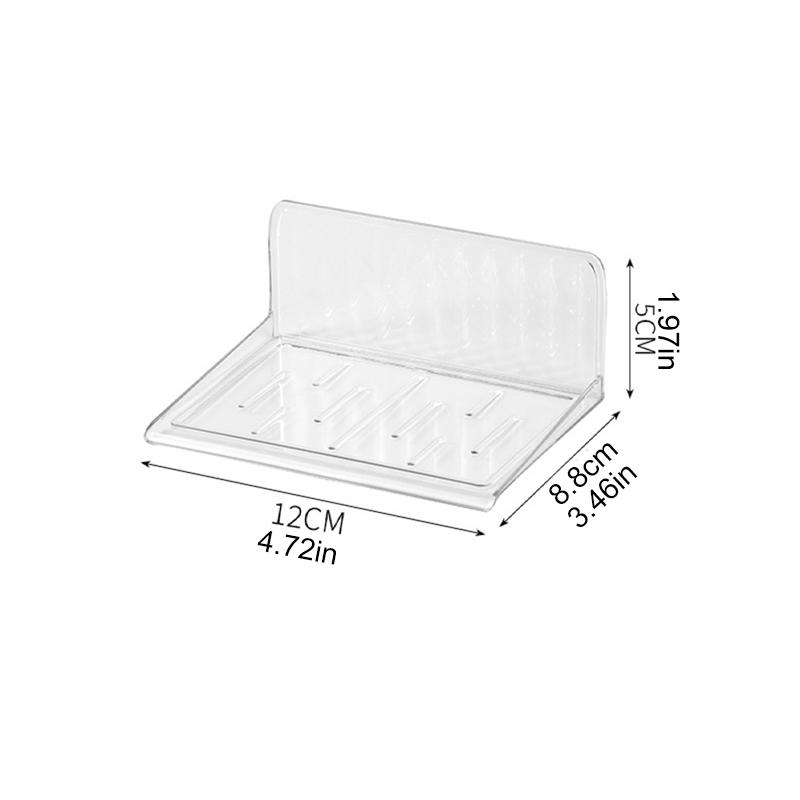

Стеллаж для хранения туалета, прозрачный пластиковый настенный тип, держатели для хранения в ванной, душевые полки для шампуня, органайзеры