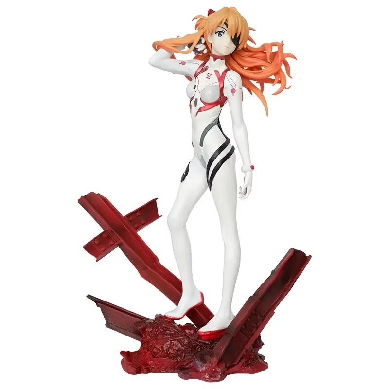 

New Evangelion Anime Girl Figures Eva Asuka Langley Soryu Action Figure Collection Figurines Model Doll In Stock Genuine