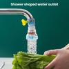 3 Pcs Faucet Filter Movable Tap Head Sprayer 360 Degrees Rotatable Water Spray Universal Splash-Proof Home Kitchen Sink Accessories