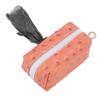 Zipper Poop Bag Holder Practical Convenient Dog Waste Bag Dispenser for Pets Outdoor Orange