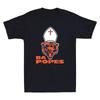 Da Pope Chicago Pope Leo Funny Tiger Graphic Vintage Men's Short Sleeve T-Shirt