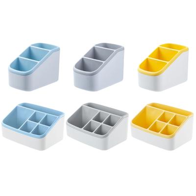 Wohnheim Wohnzimmer Schreibtisch Kunststoff Büro Kosmetik Aufbewahrungsbox Multifunktionale Fernbedienungs-Aufbewahrungsbox Make-up Organizer