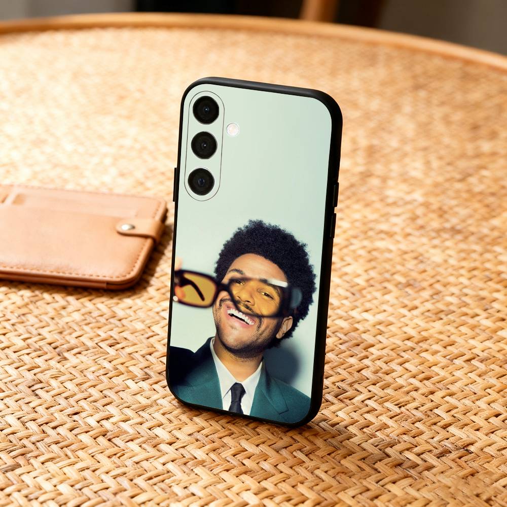 1pc The W-Weeknd XO Phone Case For Samsung A73,72,71,53,52,51,22,91,80, Soft Black Cover