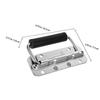 Stainless Steel Folding Toolbox Handle Heavy Duty Spring Loaded Foldable Pull Handle for DIY Repair Garage Tool Storage Portable