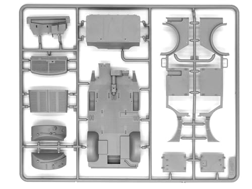 ICM 1/35 German Kfz.70 Troop Carrier with MG34 Plastic Model Kit 35502 (Military Vehicle)