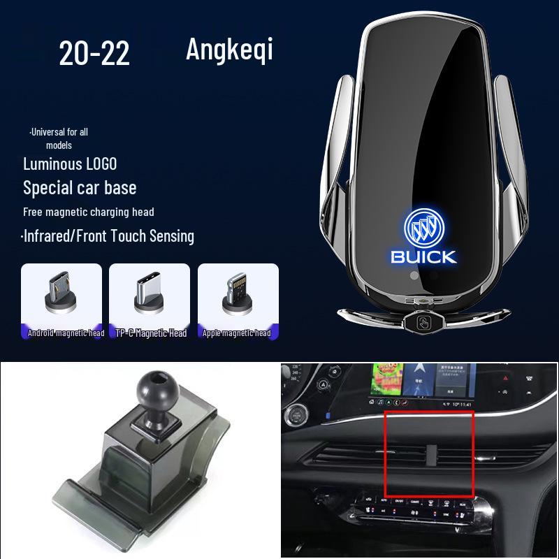Magnetyczny Bezprzewodowy Szybki Ładowarka Uchwyt na Telefon Samochodowy do Buick GL8/Excelle/Regal/Verano/Envision