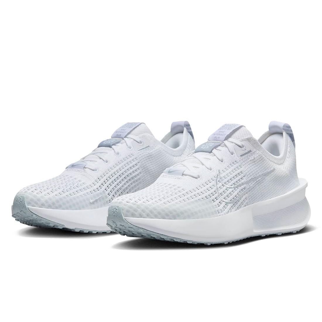 Nike Interact Run W Size Japan Sneakers, White/Wolf Grey/Pure Platinum, FD2292-104, 26.0cm,
