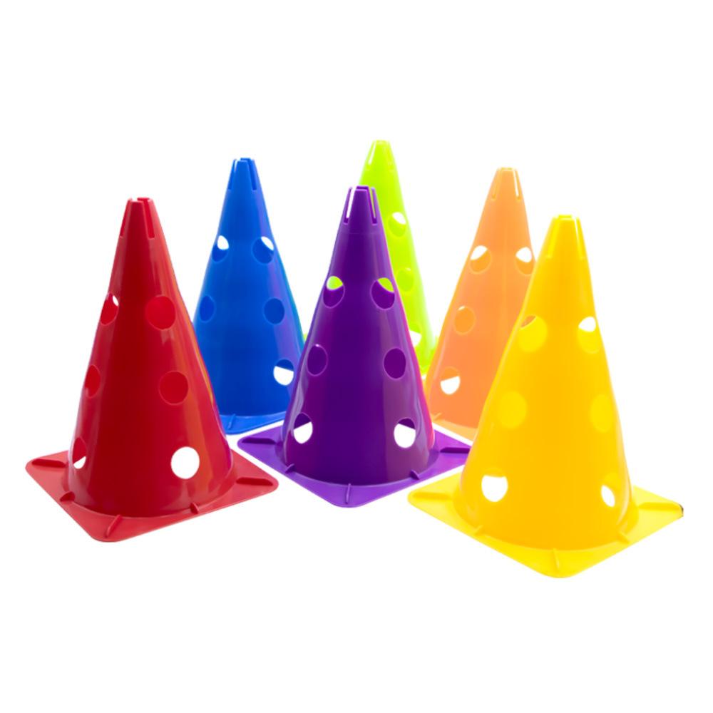 8/18/23/30CM Perforated Sign Barrels Obstacles Road Cones Barricades Soccer Basketball Physical FitnessTraining Equipment