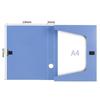 Deli A4 Thickened Plastic File Box, 12-Pack