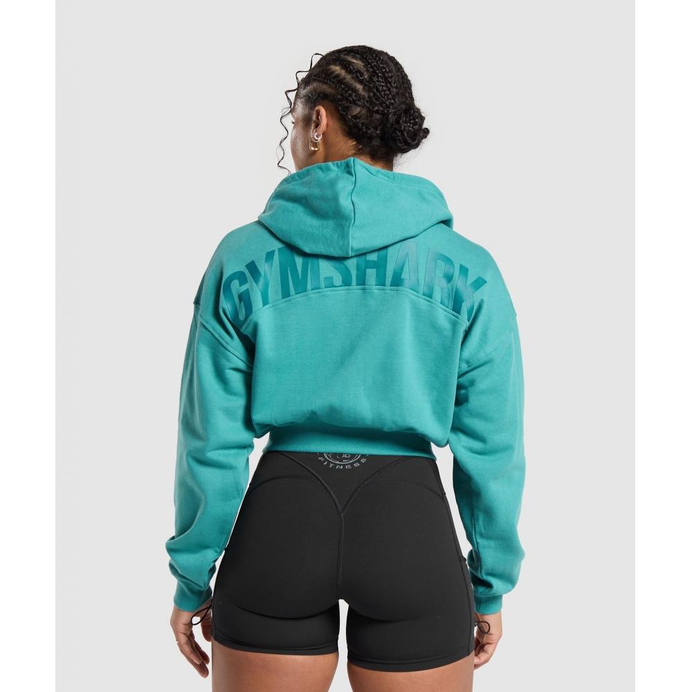 

Толстовка GYMSHARK Power Midi на молнии Bondi Темно-бирюзовый B7A3C TBNJ