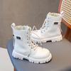 Girls' Shoes Short Boots Autumn British  Leather Ankle Boots for Girls Soft Sole Girl's Boot Non Slip Kid Shoes